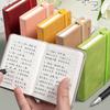 Sijin Cuaderno Pequeño Cuaderno A7 Cuaderno de Cuero Colorido Correas con Sensación de Piel Bolsillo con Solapa Conveniente Cuaderno de Bolsillo para Pantalones Cuaderno Portátil para Tomar Notas