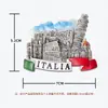Nuevos Pegatinas Decorativas para Refrigerador Pintadas a Mano de Lugares Escénicos Italianos, Artesanía Estéreo, Pegatinas de Mensaje de Regalo