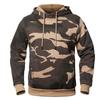 Comercio Exterior Marca de Moda Europea y Americana Suéter Camuflaje Otoño e Invierno Chaqueta con Capucha de Manga Larga para Hombre Sudadera con Capucha de Felpa por Transferencia de Calor