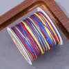 Boting No. 72, estilo chino, teñido en degradado, hilo de jade colorido para pulseras, collares, colgantes y joyería hechos a mano