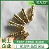 Cobre 1 Ponto NPT Rosca Interna Pagoda Rosca Externa Pagoda Plug 12 Conector Verde Intubação NPT Padrão Americano Conector de Cobre