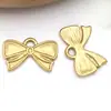 Aço Inoxidável Eletrodeposição a Vácuo Pingente Gravata Borboleta Retrô Criativo DIY Pulseira Colar Pingente Acessórios de Joias