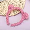 Diadema de Cara de Panda de Peluche para Lavado de Cara, Diadema Moderna Multicolor Linda de Dibujos Animados con Pompón, Accesorios de Regalo, Venta de Liquidación