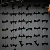 Bandeiras e Tiras Penduradas de Nova Decoração de Halloween Transfronteiriças, Bandeiras e Decorações de Morcego com Atmosfera Assustadora, Adereços de Atmosfera para Festa