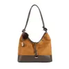 Yue Zi 2026 Outono/Inverno Nova Popular Elegante Retrô Grande Capacidade Ombro Único Axila Temperamento Casual Bolsas de Mão Tote
