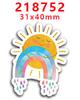 2023 nuevo parche de resina acrílica lazo decoración linda pegatina para refrigerador PR216915