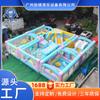 Castillo inflable travieso parque infantil castillo inflable para niños de 0 a 3 años puesto al aire libre castillo inflable