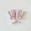 Guantes de Invierno para Bebé Qiunan Nueva Moda Etiqueta con Letras Guantes para Niños Manoplas Cálidas para Bebés