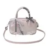 Bolsa de Boliche Casual de Mão para Mulheres 2025 Novo Estilo Coreano Fashionable Bolsa de Ombro High-End Bolsa Transversal Casual da Moda