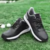 Zapatos de golf con clavos de nuevo estilo, zapatos de entrenamiento de golf para interiores, zapatillas deportivas para exteriores, zapatos casuales para hombre, zapatos de moda.