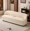 Sofá de Couro Resistente a Arranhões Estilo Nórdico para Apartamentos Pequenos, Sala de Estar Simples, Área de Descanso de Lojas Modernas, Sofá de Tecido de Dois ou Três Lugares