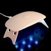 Mini Pequena Lâmpada de Unha em Forma de Rato Portátil Dobrável Lâmpada de Fototerapia de Unha Secador Led Lâmpada de Terapia de Luz de Cozimento Portátil