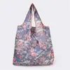 Bolsa de Compras de Supermercado Mediana en Stock, Bolsa de Compras Ecológica Plegable Ligera, Bolsa de Almacenamiento Portátil Tela Oxford 210D