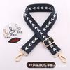 Correa de Hombro Gruesa Acolchada de 3.8CM de Ancho Correa Ajustable para Bolso Accesorios de Bolso de Hombro Cruzado Correa de Repuesto de Color Contrastante