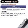 Calibrador de espesores 0.01-5mm calibrador de tapones regla de tapones medidor de espesores medidor de holgura herramienta de ajuste de válvulas MLA10