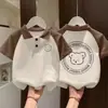 Polo de Manga Corta para Niños Verano Nuevo Estilo Bloques de Color Estampado de Dibujos Animados Top para Niños y Niñas Camiseta Holgada Casual