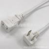Cabo de Extensão de Energia Bipolar Padrão Nacional 220v Cabo de Extensão para Monitoramento CCTV Plugue Bipolar Plano Padrão Nacional Cabo Plug-in Macho e Fêmea