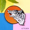 Parche Termoadhesivo Bordado de Animales de Moda Ropa Bolso Insignia Decoración DIY Serpiente Cabeza de Lobo Oso Polar Bordado Adhesivo de Tela