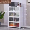 Aparador Vitrina Gabinete de Cocina para el Hogar Gabinete Multifuncional para Té Gabinete de Aleación de Aluminio Gabinete de Almacenamiento Gabinete Organizador