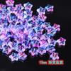 Estrella de cinco puntas de 8 mm agujero recto agujero vertical esmerilado estrella pequeña estrella de cinco puntas esmalte de color antiguo horquilla borla diy hecho a mano cuentas sueltas