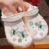 Tamancos Transparentes Coração Feminino Borboleta Flor Água Sapato de Alta Qualidade Fivela Decorativa para Cabedal de Sapato Fivela Removível para Tamanco