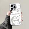 Capa de Celular Desenho Gato Dingdang Fofo para Apple 17Pro Iphone16Promax 15 Europeu e Americano 14Pro13