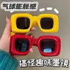 Nuevas Gafas de Sol Cuadradas de Burbujas para Niños 2025 Gafas Divertidas para Bebés Niños y Niñas Gafas Lindas para Bebés Hombres y Mujeres Transfronterizo