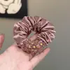 Estilo Coreano Moda Simple Versátil Goma para el Cabello Duradera No Daña el Cabello Alta Elasticidad Banda Elástica para Cola de Caballo Moño Anillo para el Cabello Accesorios para el Cabello