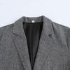 Chaqueta de traje de espiguilla holgada y delgada de moda nueva para mujer de estilo europeo y americano transfronterizo al por mayor para combinar con todo