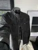 Jaqueta de Couro PU Tie-dye Americana Masculina Primavera Outono Corte Justo Gola Alta de Piloto Roupa Externa Estilosa Bonita Toque de Luxo Jaqueta de Baseball
