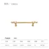 Puxador Moderno Minimalista para Porta de Guarda-Roupa e Armário de Cozinha Puxador Dourado Pequeno de Furo Único Puxador de Gaveta para Sapateira Estilo Europeu
