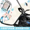Para-brisa de veículo elétrico protetor solar de verão fino estilo motocicleta a bateria à prova de vento à prova d'água universal para todas as estações à prova de chuva