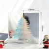Cartão de Saudação de Natal Tridimensional 3D Presente Criativo de Natal Cartão de Árvore de Natal Presente para Evento de Natal de Estudante Venda por Atacado