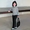Tutu Elefantito Ropa Infantil Niñas Pantalones Acampanados Forrados de Polar Invierno 2026 Nuevos Pantalones Largos Engrosados Pantalones de Otoño e Invierno para Niños