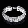 Joyería de Moda Europea y Americana Más Vendida Transfronteriza, Pulsera Minimalista Brillante Incrustada con Diamantes de Nicho, Accesorio de Novia Elegante y de Alta Gama