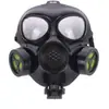 Máscara de Gas con Diseño de Cara de Fantasma, Paquete de Filtro para Cosplay, Máscara Protectora, Máscara para Pintura en Aerosol (Máscara de Gas Liu Shunjia)