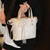 Bolso Pequeño de Mano para Mujer Estilo Nuevo Primavera 2026, Bolso Cubo Estilo Chino, Bolso de Hombro Cruzado Dulce y Delicado para el Trabajo