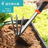 Herramientas para Plantar Flores y Cavar Tierra en Casa, Pala Pequeña para Cavar Tierra, Azada de Doble Propósito, Rastrillo Pequeño, Pala para Jardinería, Herramientas de Jardinería para Cultivar Verduras en el Mar
