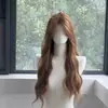 [Fantoche de Ursinho] Touca para Cabelo para Celebridades da Internet Femininas, Estilo Coreano, Cabelo Liso de Comprimento Médio Moldador de Rosto, Acessório de Cabeça Moderno Elegante, Fofo e que Rejuvenesce
