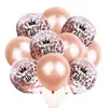 AliExpress Amazon Corona número 18 21 30 globo con lentejuelas globo de látex color oro rosa diseño del paquete