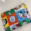 Bolsa de compras plegable Spot 210D bolsa tipo chaleco de dibujos animados portátil grande