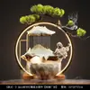 Nuevos Adornos de Agua de la Suerte Zen Chino para Sala de Estar, Oficina, Escritorio, Decoración Creativa para el Hogar, Regalo de Inauguración