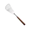 Talheres de aço inoxidável 304 colher de cozinha de nogueira pá faca garfo pá de bolo faca de bolo colher de aço inoxidável sopa