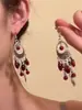 Nuevos Pendientes de Borla con Cuentas Chinas Pendientes de Estilo Étnico Retro para Mujer Diseño Cheongsam Hanfu Pendientes Exóticos