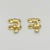 Fabricante Personalizado Mayorista Cinco Metal Engrosado Caja de Equipaje Caja de Joyería Accesorios Gancho de Cuerno sin Clavos Cerradura Tamaño Pequeño