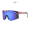Óculos de ciclismo PIT VIPER à prova de vento para cross-country, óculos de sol com revestimento colorido por atacado, óculos de sol esportivos para atividades ao ar livre para homens e mulheres