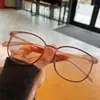 Óculos para Miopia 9917 Modelo Influenciador da Internet Artefato Sem Maquiagem Feminino Anti-Luz Azul Armação para Óculos de Yoga Retro Tr Estilo K 9917