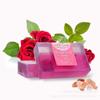 Comércio exterior 24K folha de ouro cenoura vitamina A sabonete artesanal óleo essencial sabonete de limpeza banho sabonete de ouro 150g sabonete facial atacado