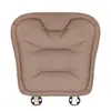Nuevo cojín para asiento de coche perforado piel nappa cojín avanzado para asiento de coche engrosado antideslizante cojín para asiento delantero y trasero de cinco plazas