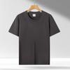 Playera de Algodón de Amoníaco Líquido Fresco de Cuello Redondo de Manga Corta con Logotipo Personalizado Transpirable Ropa de Trabajo Publicidad Corporativa Uniforme de Clase de Equipo Bordado